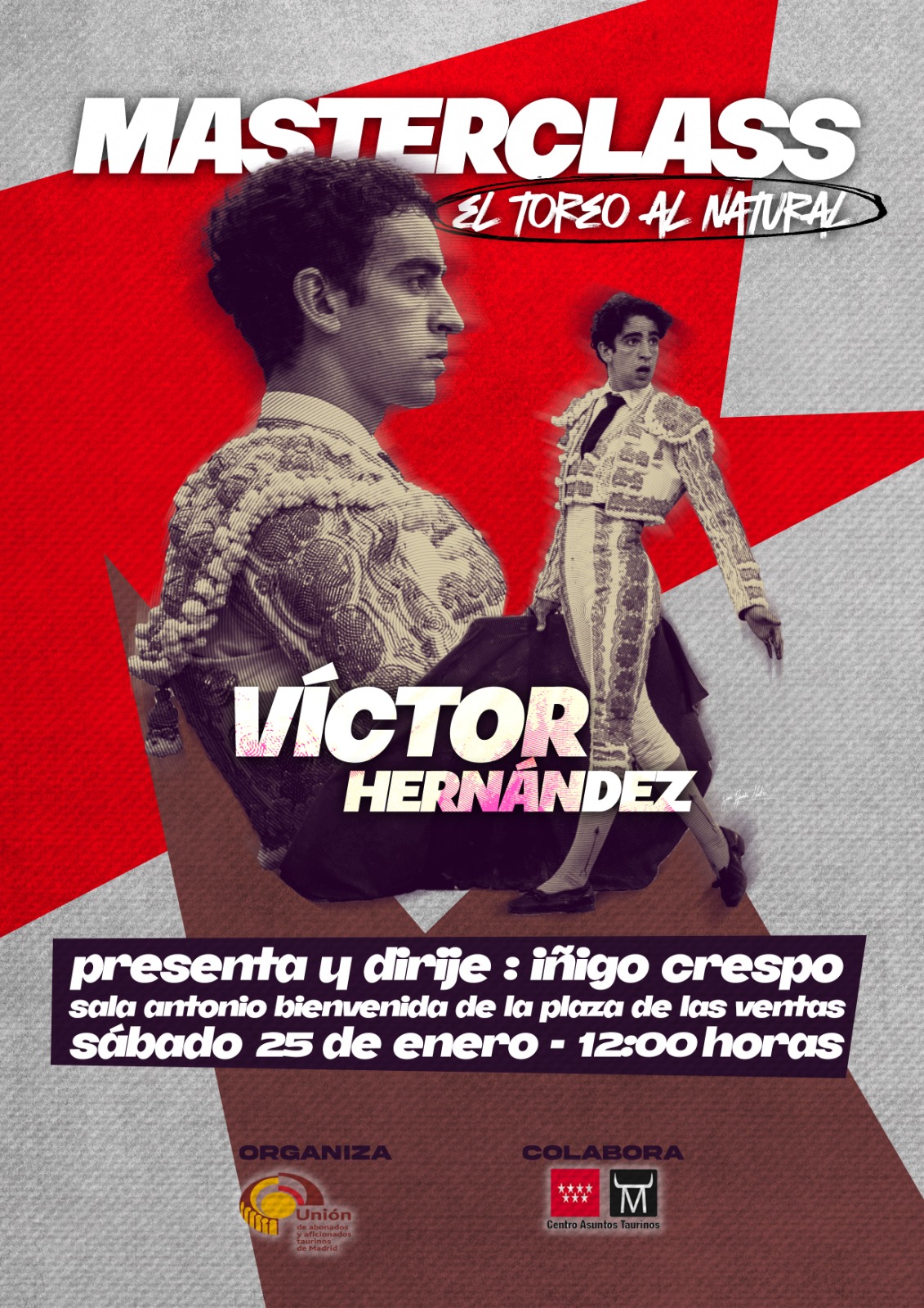 Víctor Hernández será el protagonista de la Masterclass 2025 organizada por la Unión de Abonados de Madrid