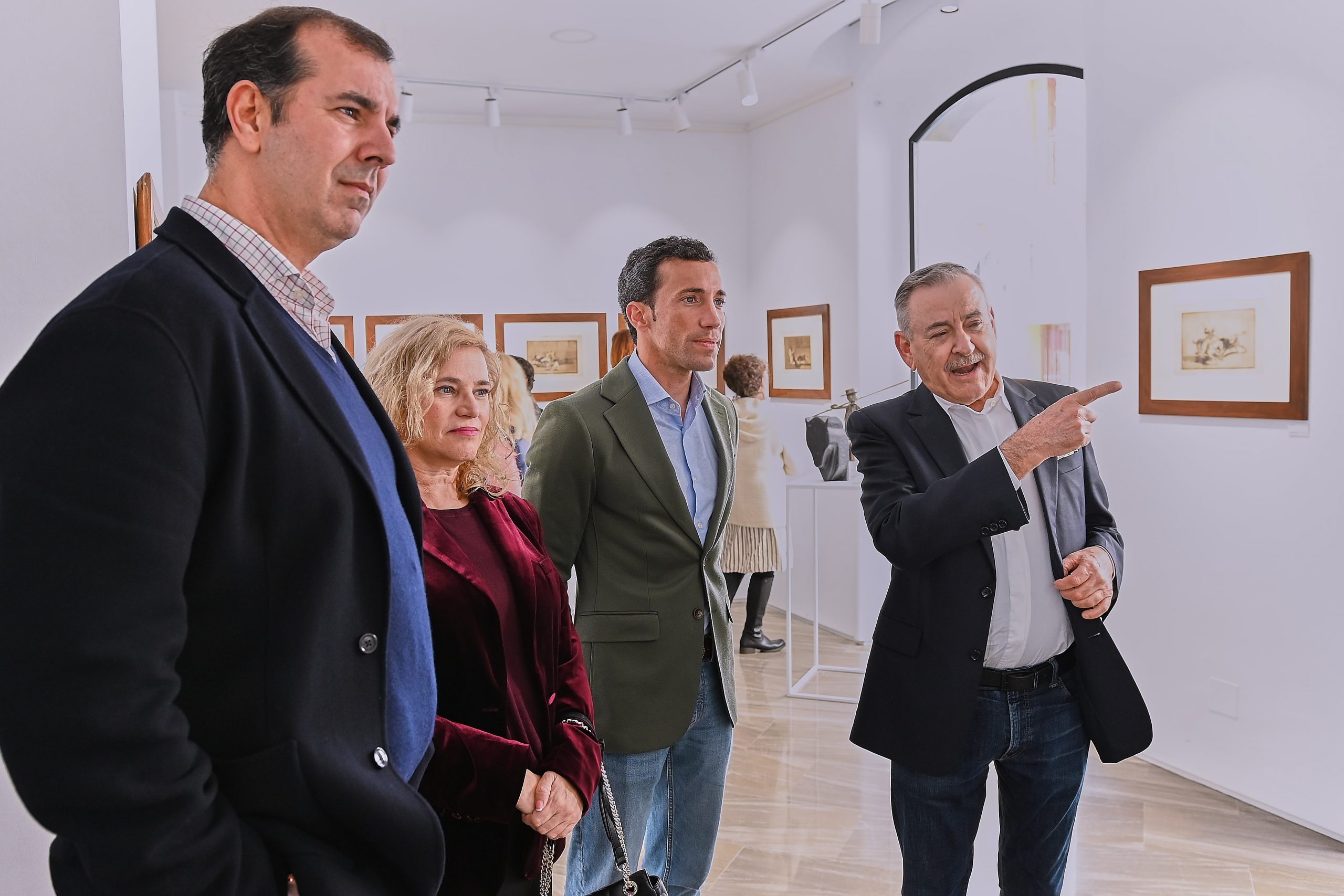 David de Miranda promueve la cultura taurina en Lepe en la exposición “La Tauromaquia de Francisco de Goya”