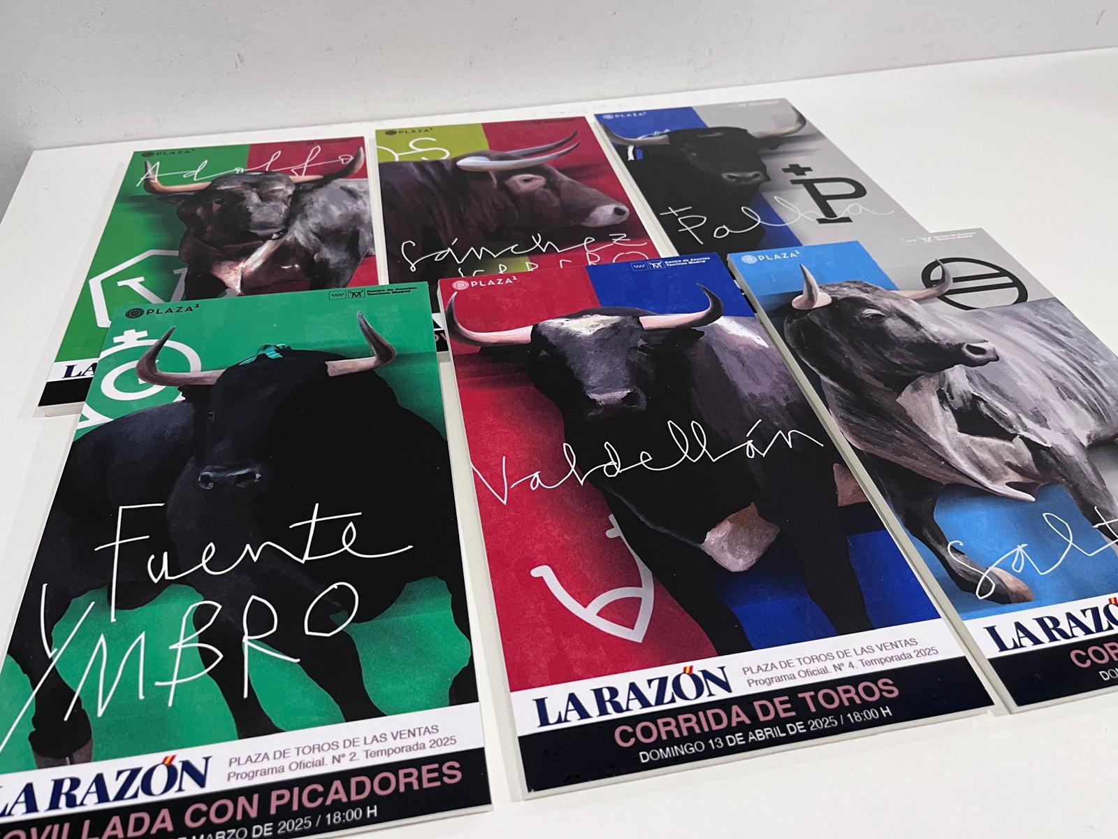 El toro vuelve a ser protagonista de las portadas de los programas de mano en 2025