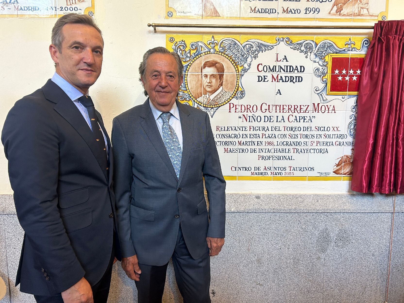 La Comunidad de Madrid rinde homenaje a Pedro Gutiérrez Moya, El Niño de la Capea