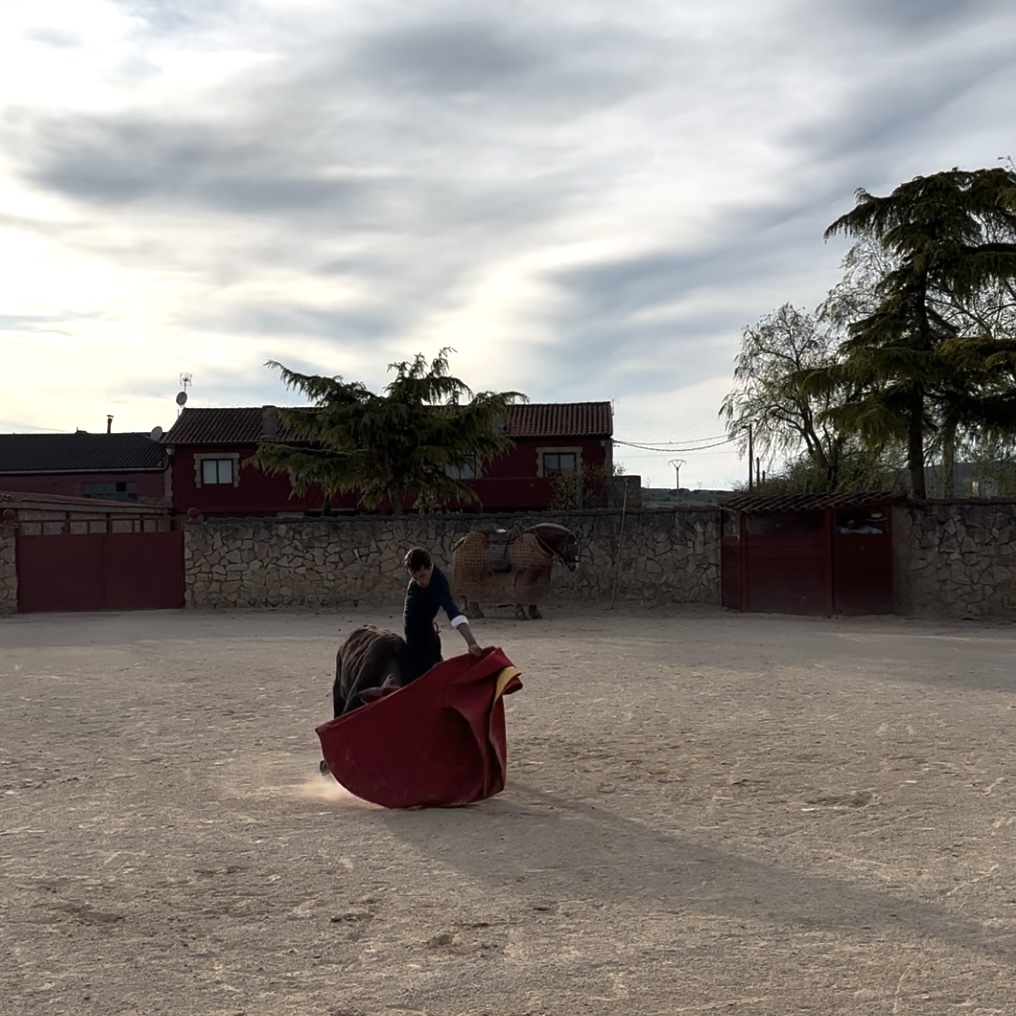 José María Trigueros continúa su preparación con un tentadero en la prestigiosa ganadería de D. Antonio Bañuelos