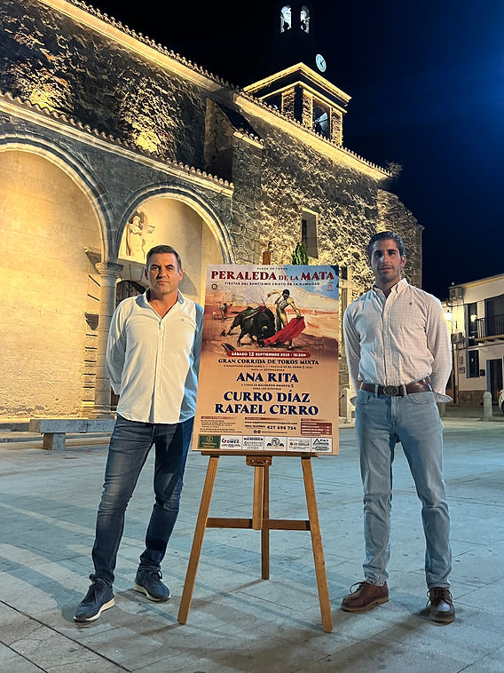 Peraleda de la Mata presenta el cartel taurino de las fiestas del Cristo de la Humildad 2025