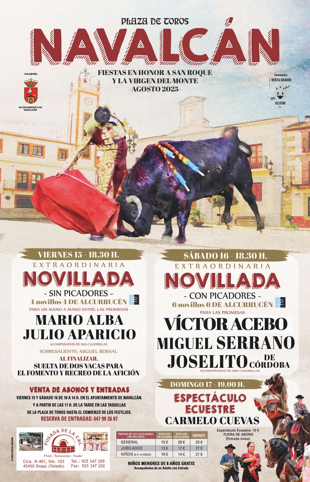 Navalcán apuesta por el futuro con dos novilladas