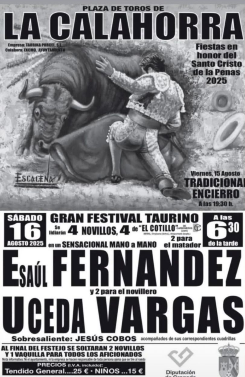 Presentado oficialmente el cartel de Calahorra (Granda)