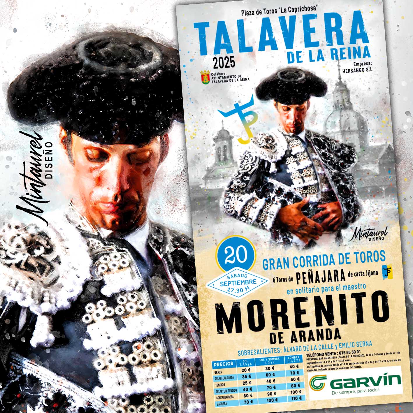 Vanguardia, Clasicismo y Personalidad de Morenito en el cartel de Talavera