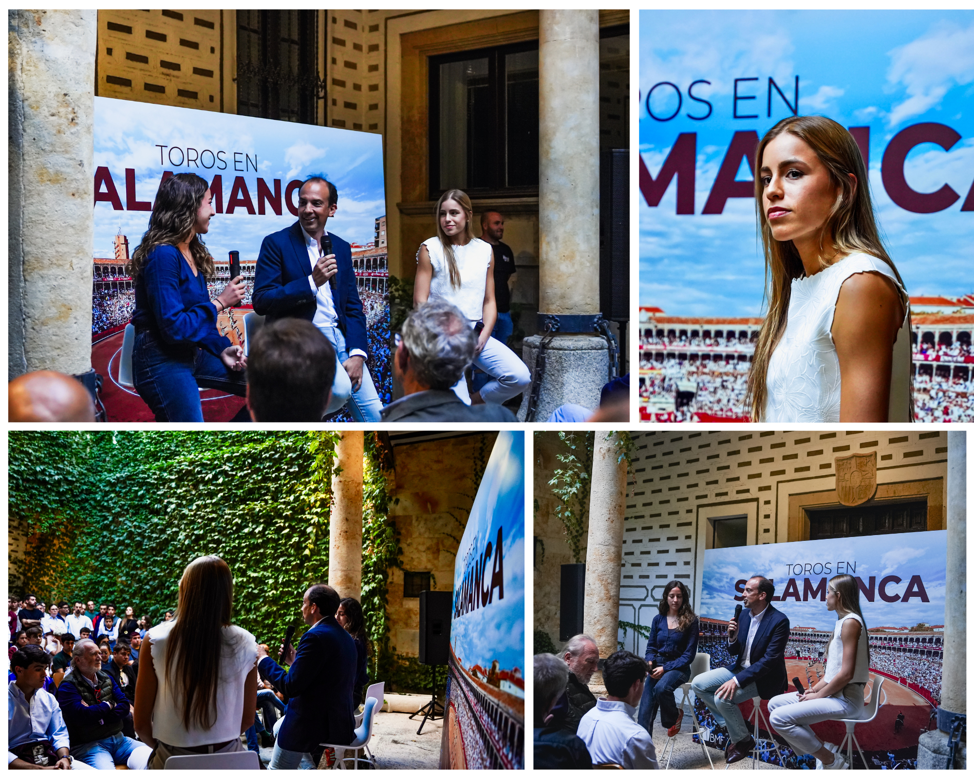 Raquel Martín y Olga Casado, encuentro multitudinario con la afición salmantina