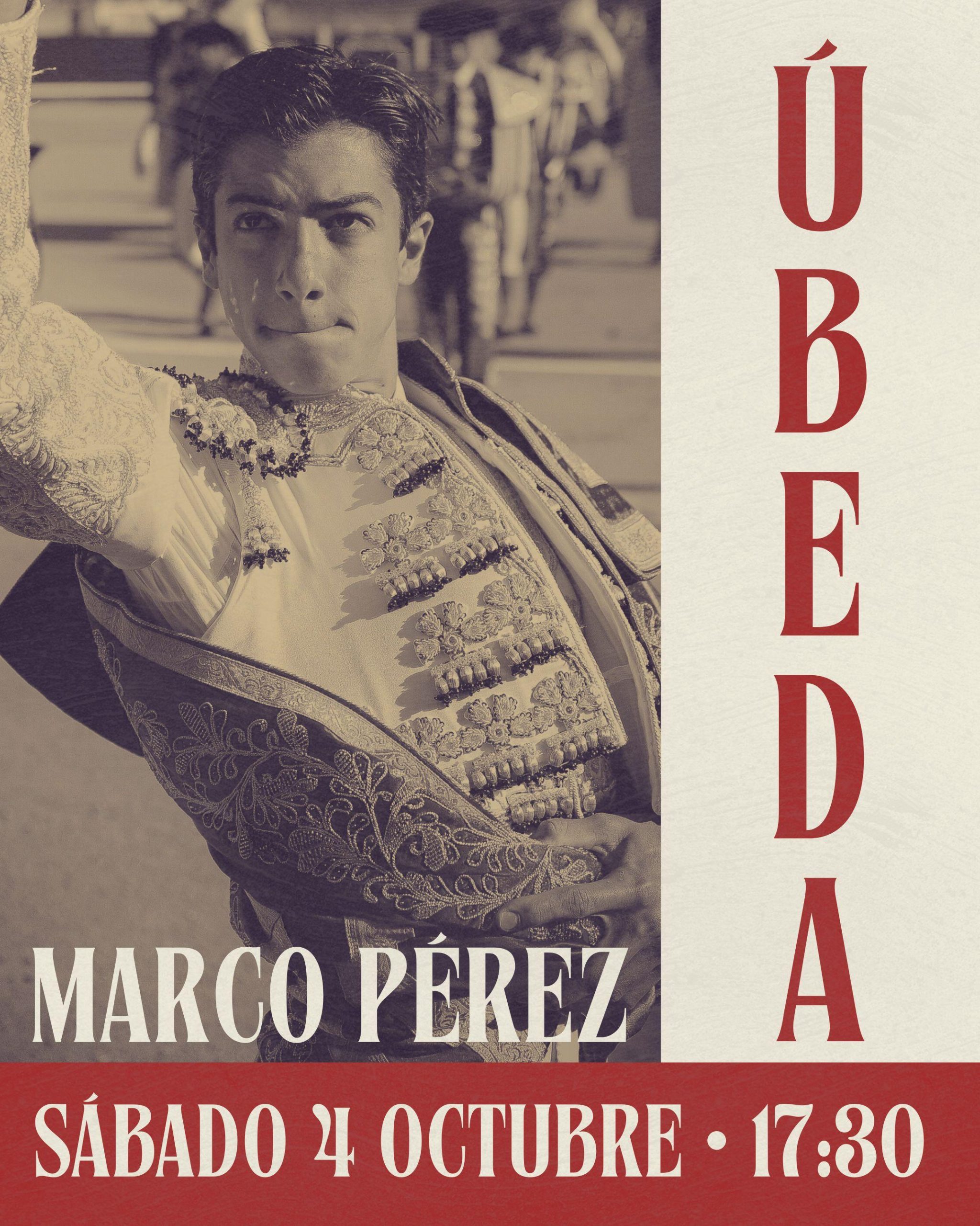 Marco Pérez sustituirá a Roca Rey en la última de la Feria de San Miguel de Úbeda