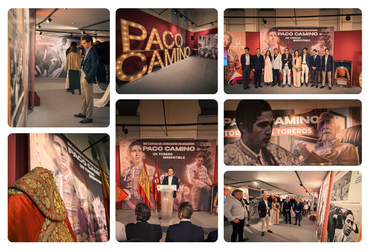 Inaugurada la exposición 'De Camas al corazón de Madrid', en homenaje a Paco Camino