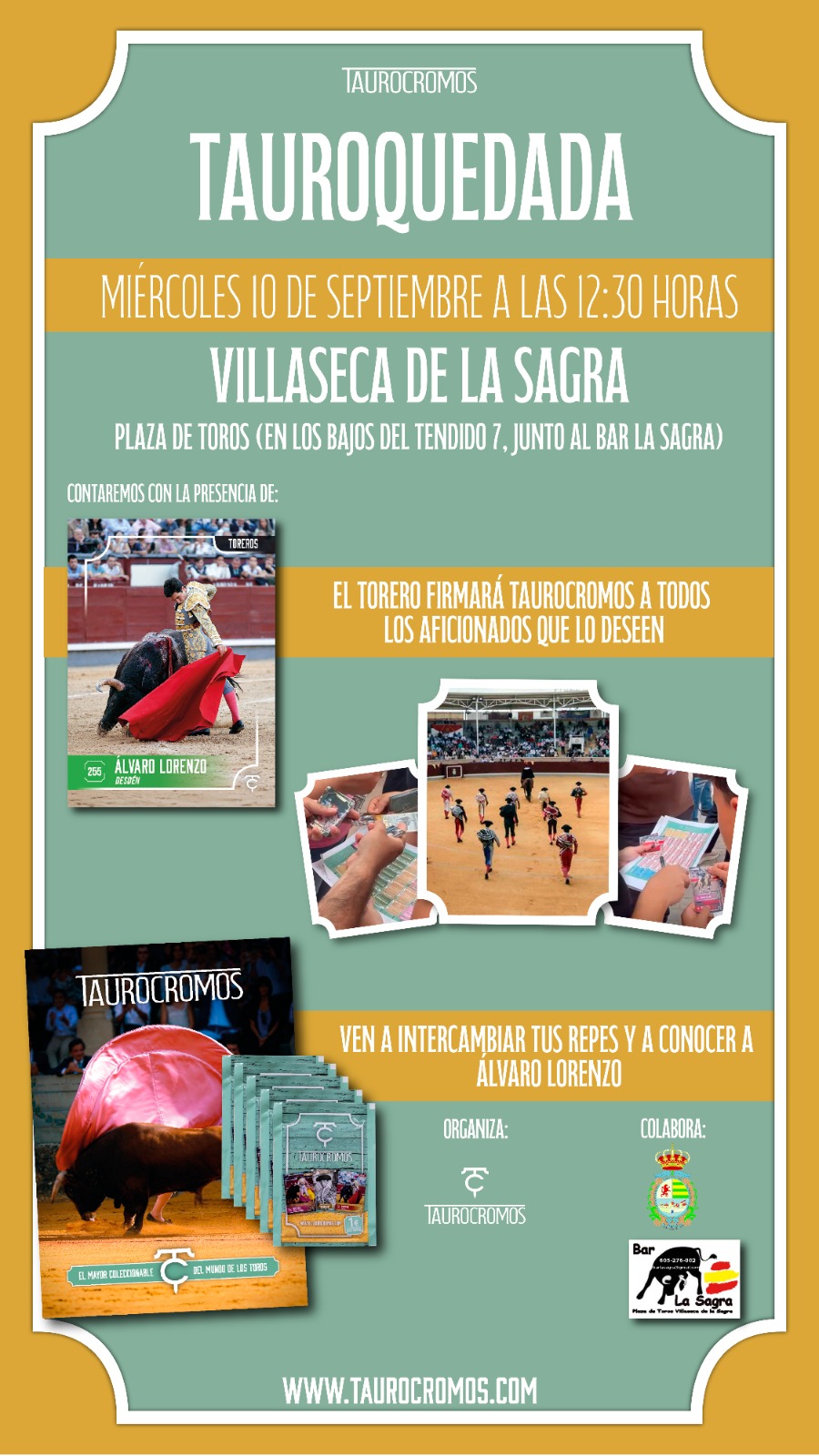 Presentación de los Taurocromos en Villaseca de la Sagradentro del XXV Alfarero de Oro 2025