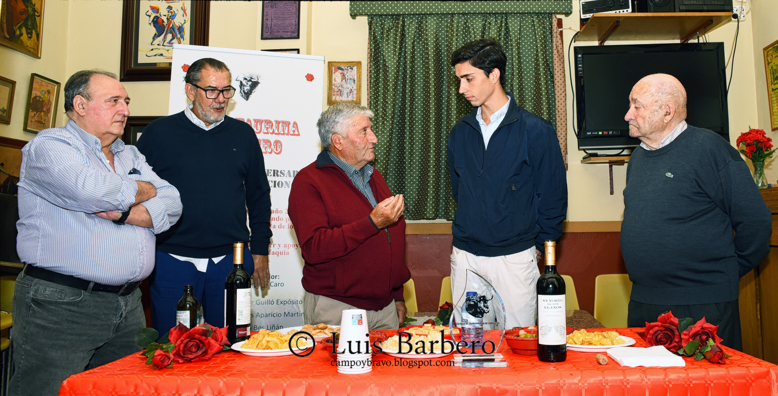 Iker Fernández “El Mene”, Premio a la Temporada 2025 de la Escuela Taurina de Zaragoza