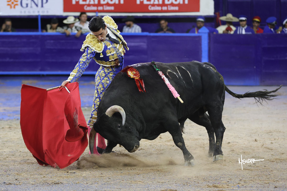 San Román es ovacionado y Talavante inventa una gran faena a un manso de regalo en una desangelada Corrida del Municipio en Aguascalientes