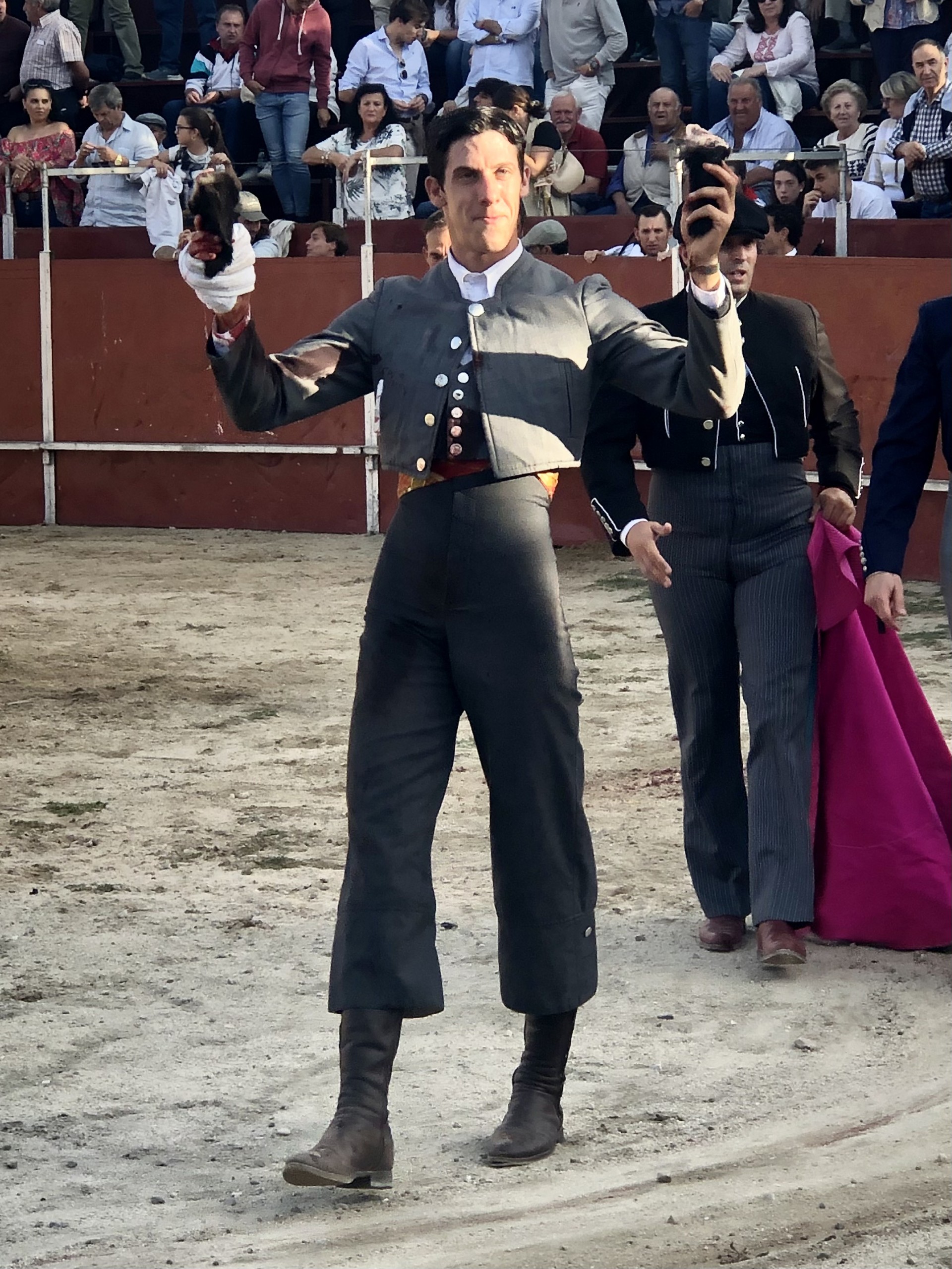 Victor Puerto, Sebastián Ritter, Diego García, Alejandro Chicharro y Julio Aparicio a hombros en Lozoya