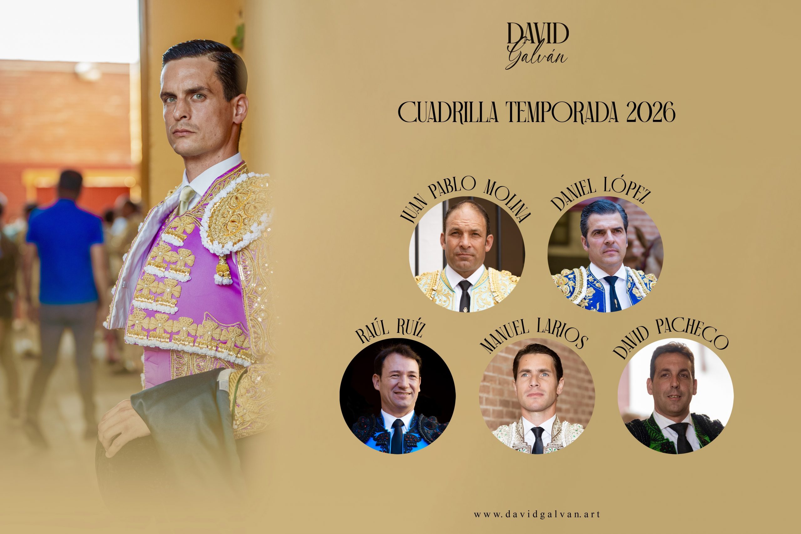 David Galván perfila una cuadrilla renovada para afrontar la temporada 2026