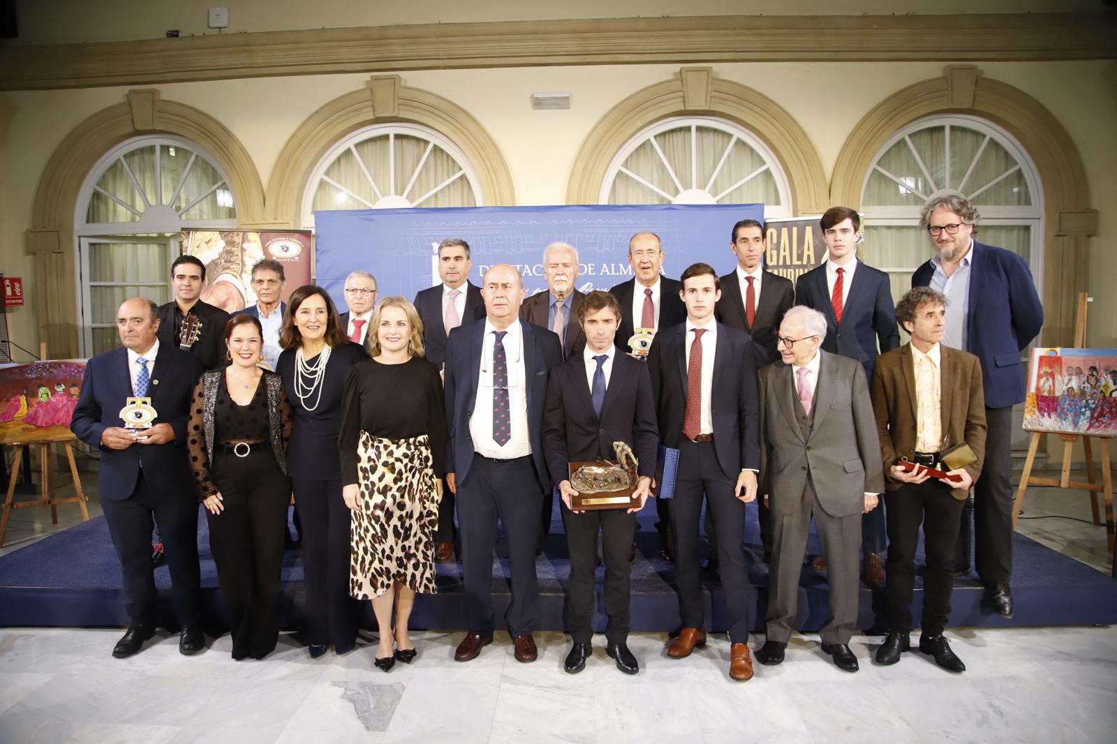 David de Miranda, Pablo Aguado, Robleño, Mario Vilau, premiados en la XXIX Gala de Almería