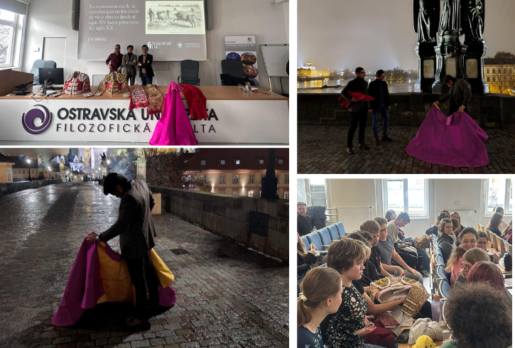 La Tauromaquia viaja por primera vez a la República Checa de la mano del matador José Garrido, Javier Valdeoro y el investigador Jiří Měsíc