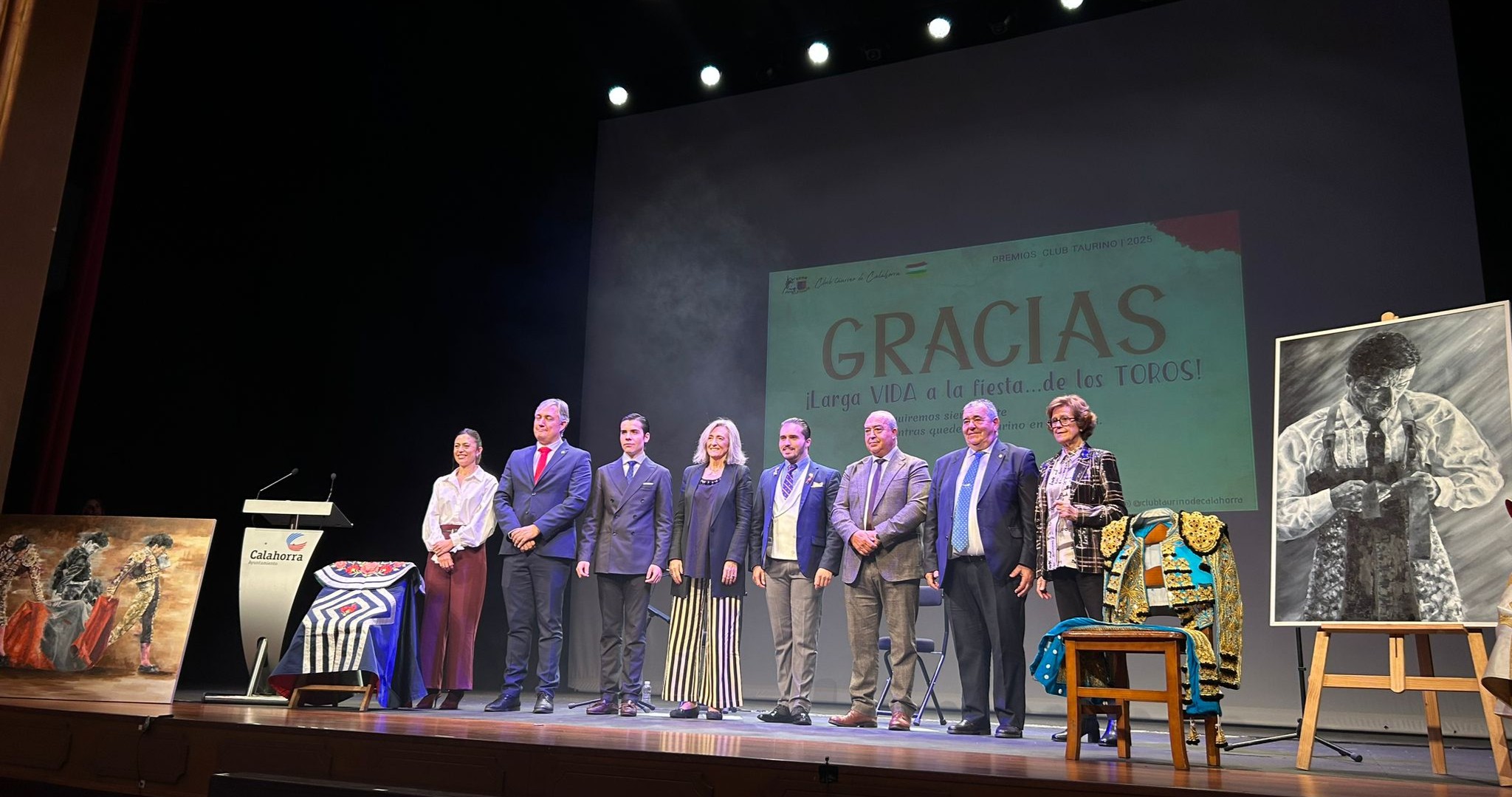 Villaseca de la Sagra, premiada en la gala del Club Taurino de Calahorra por su compromiso ejemplar con la Tauromaquia