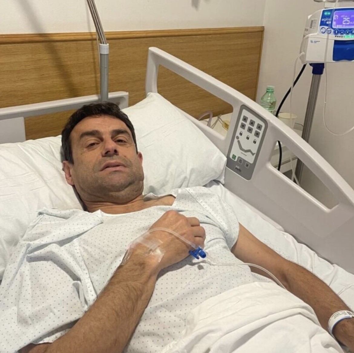 Luis Blázquez intervenido de rotura del peoné y menisco