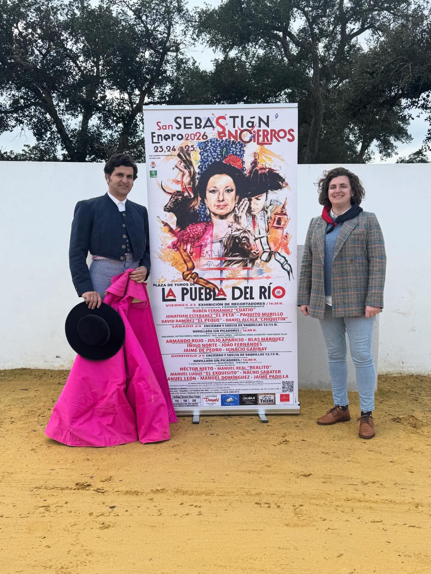 Morante presenta los festejos taurinos de La Puebla del Río para San Sebastián 2026