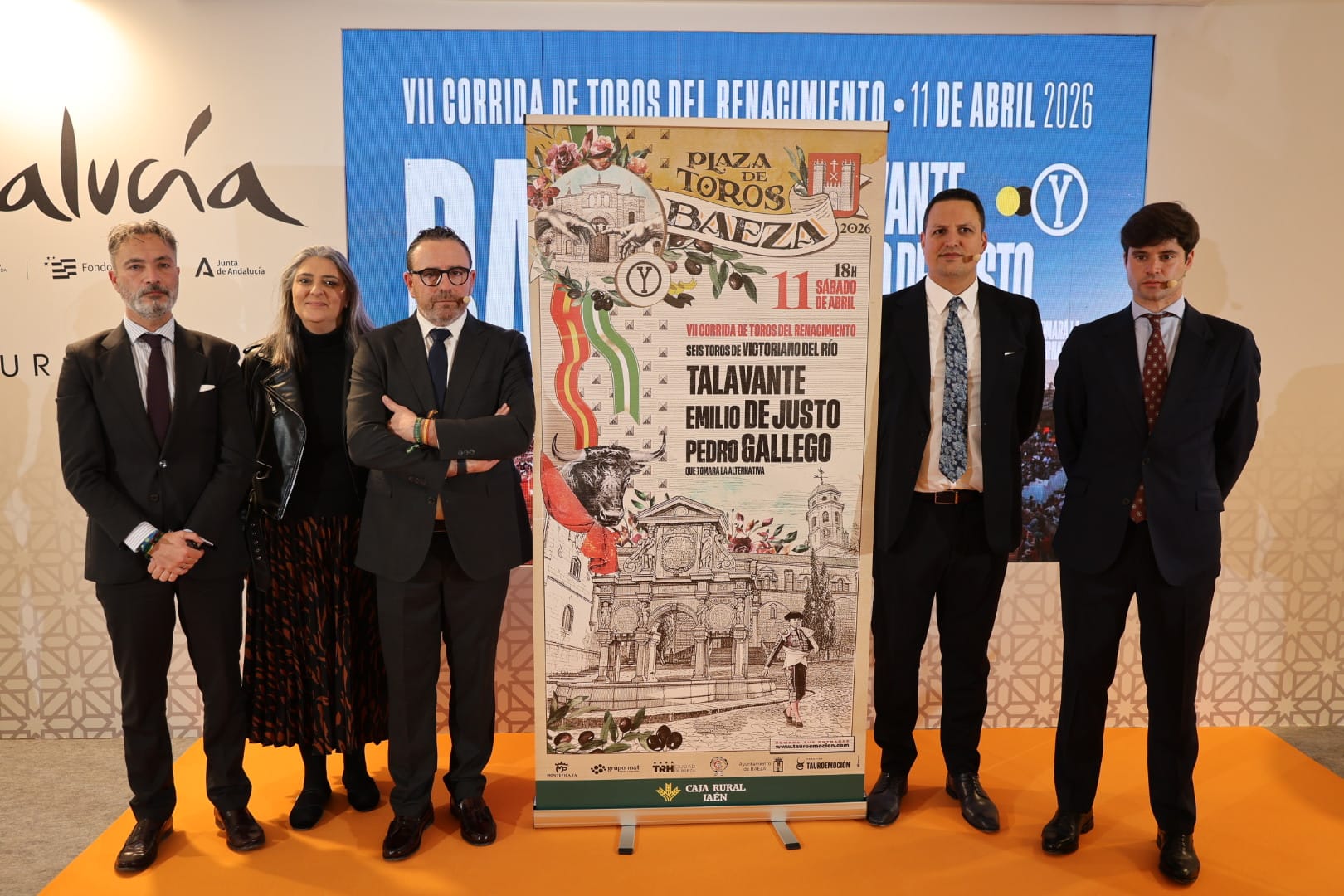 Talavante, Emilio de Justo y Pedro Gallego inauguran la VII Corrida del Renacimiento en Baeza