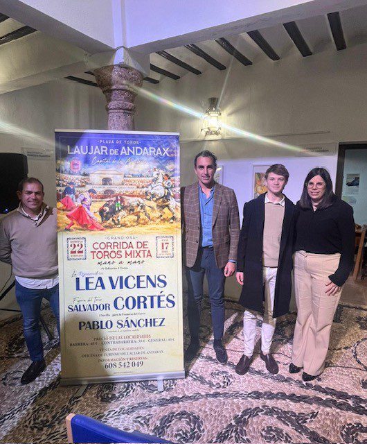 Presentado el cartel de la corrida de toros mixta de Laujar de Andarax (Almería)