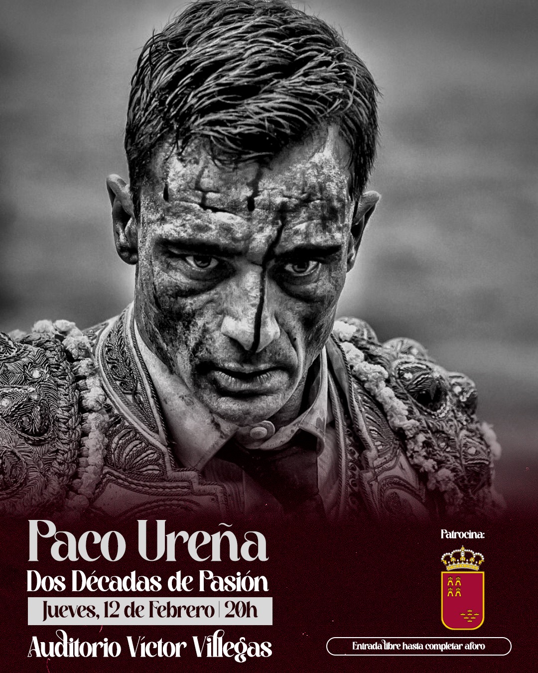 La Región de Murcia homenajeará a Paco Ureña por sus dos décadas de pasión