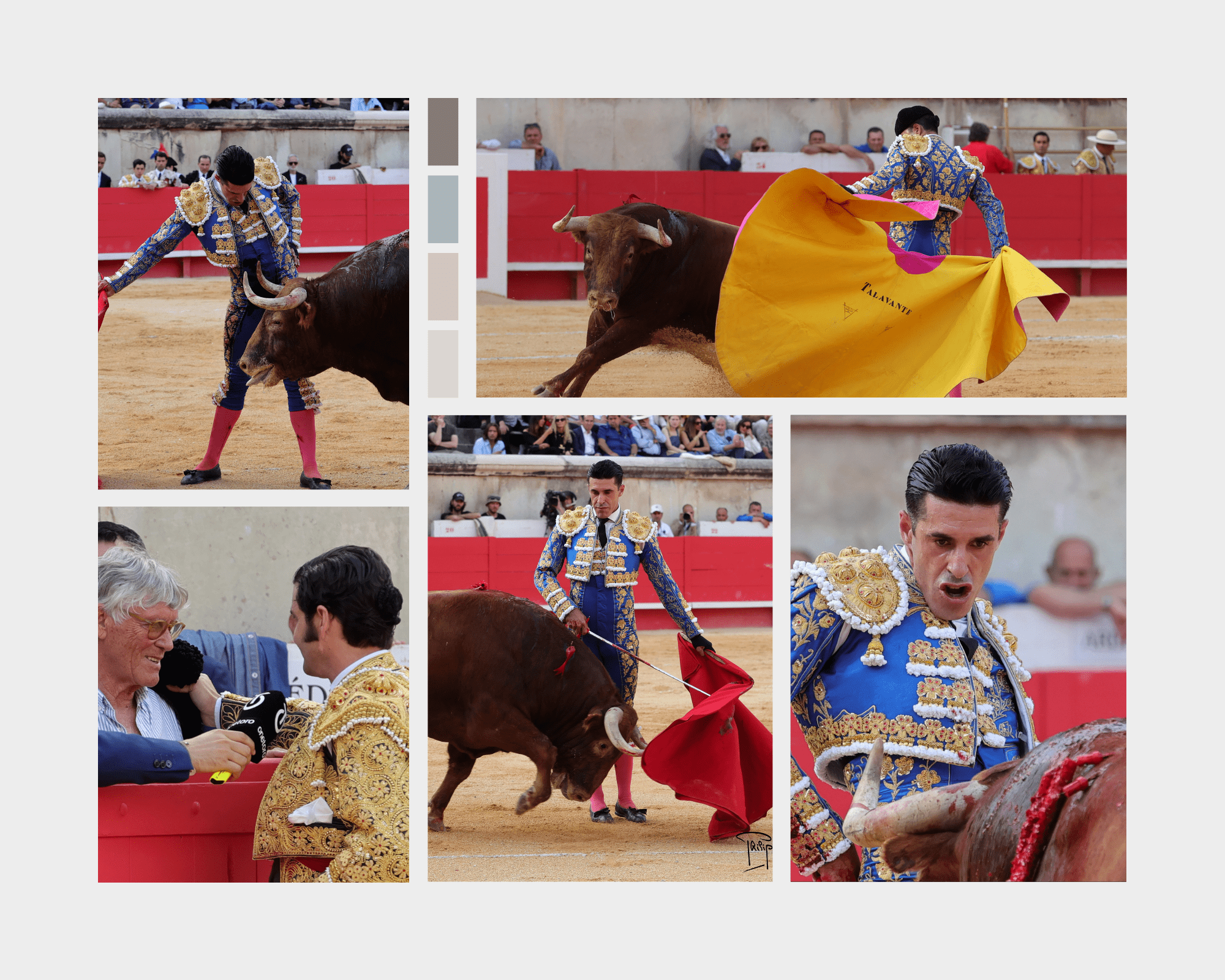 Clovis Germain arrasó en la matinal y Marco Pérez ilusionó en su alternativa en un Pentecostés de alto nivel en Nîmes