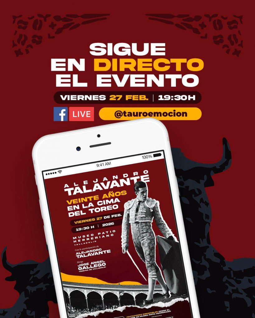 Sigue en directo el homenaje que le hace la ciudad de Valladolid a Alejandro Talavante