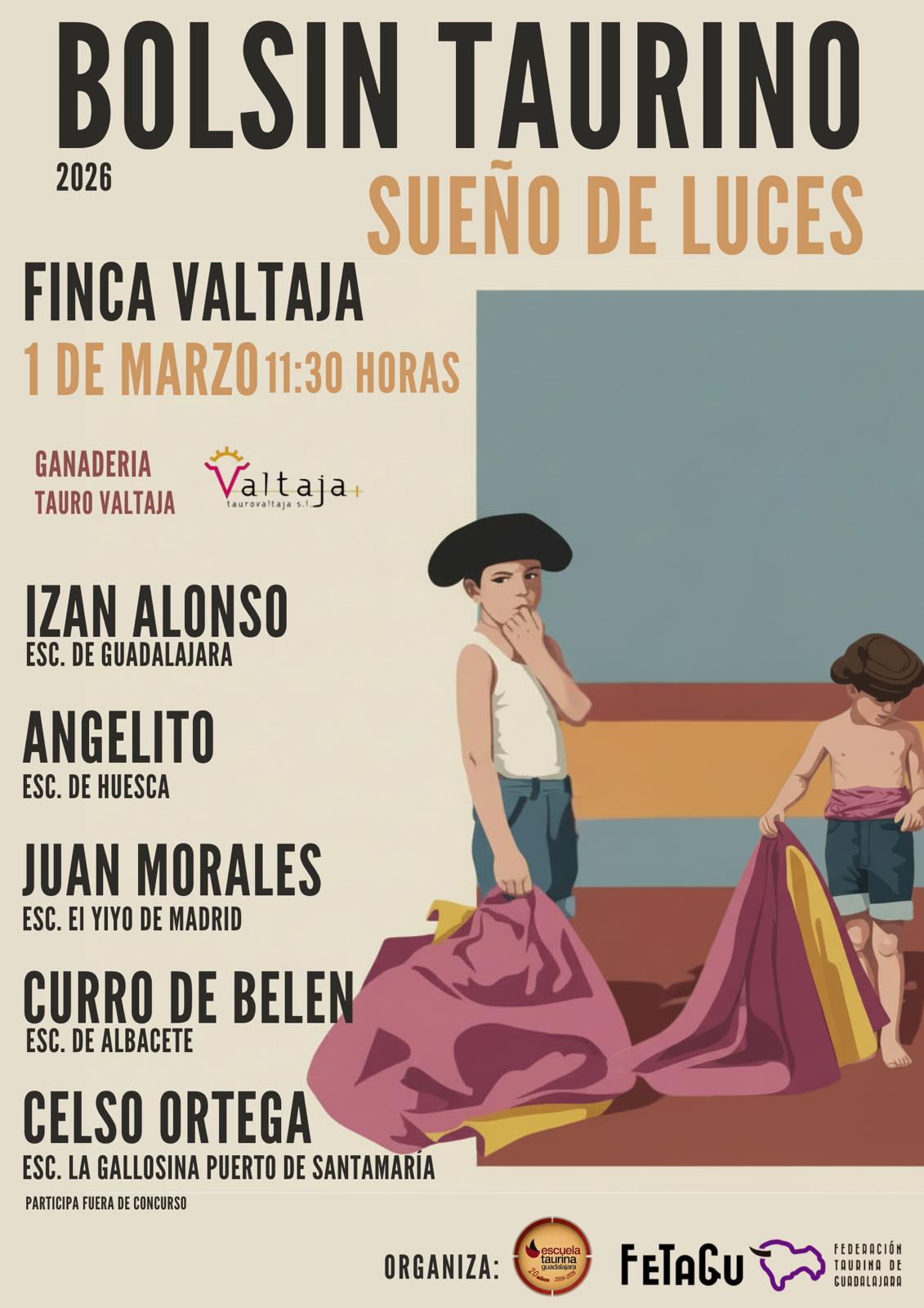 Guadalajara acoge el Bolsín Taurino “Sueño de Luces” 2026 con los jóvenes valores del toreo