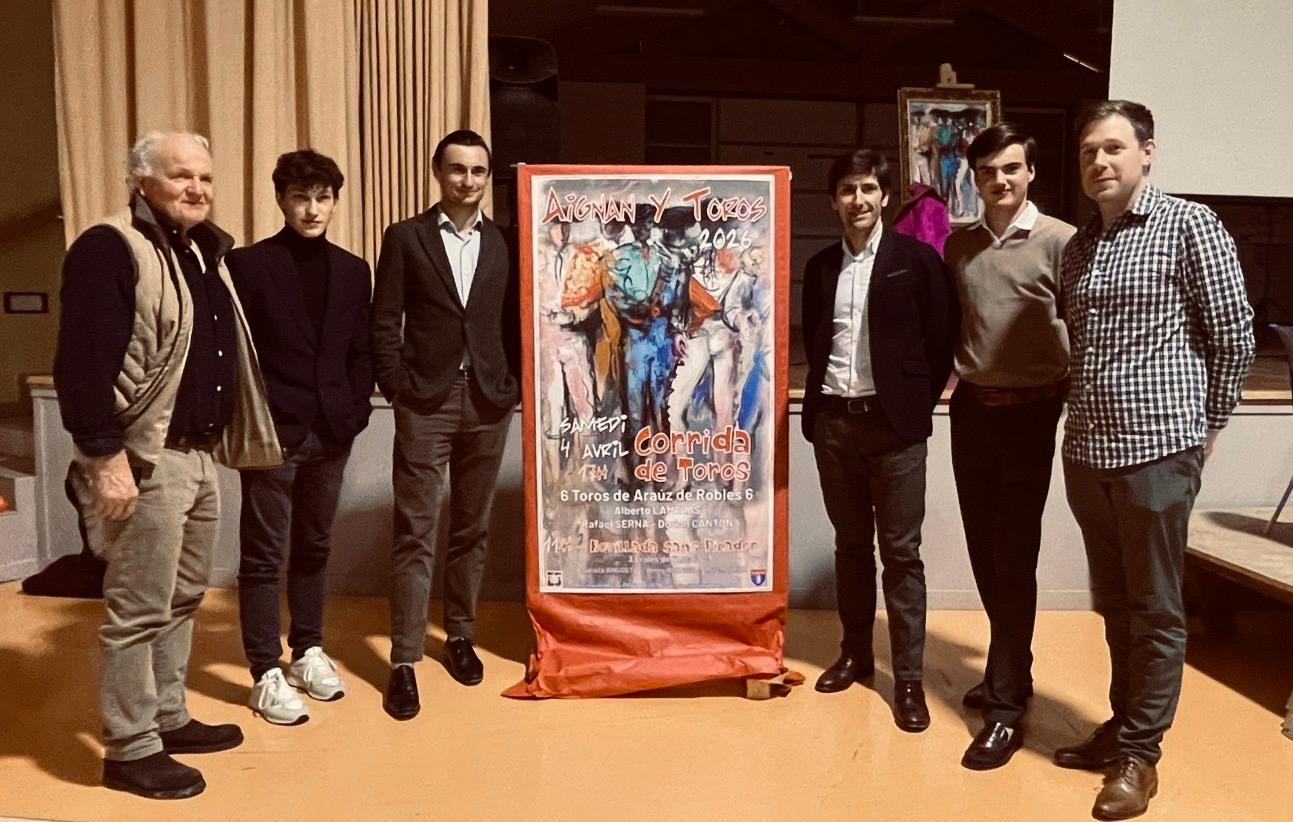 Aignan abre la temporada 2026 con novillada y corrida de toros de Araúz de Robles