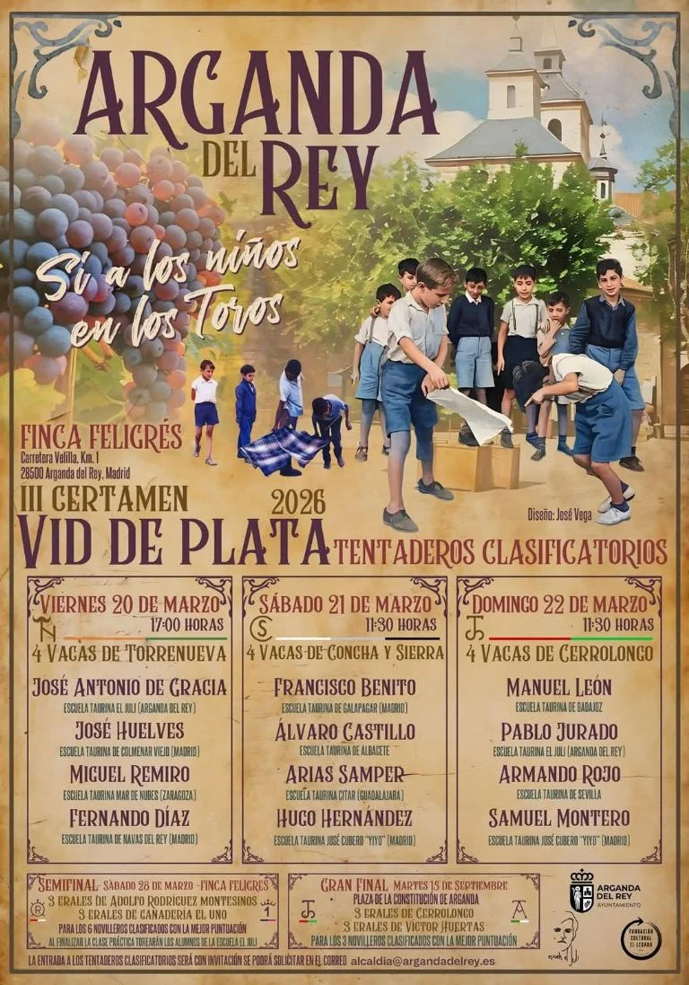 Arganda del Rey presenta los carteles de la tercera edición del certamen Vid de Plata