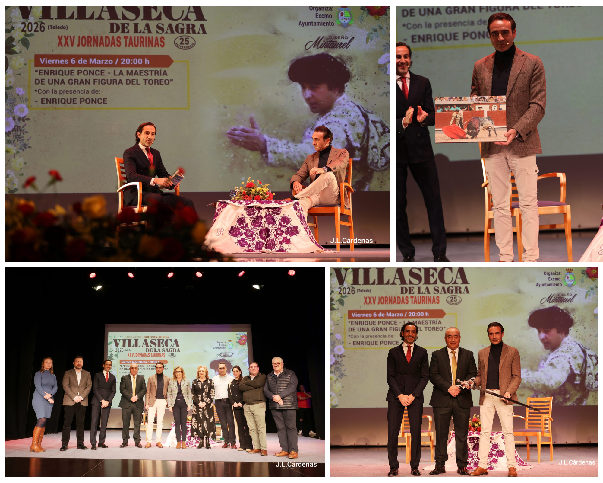Enrique Ponce pone el broche de oro a las XXV Jornadas Taurinas de Villaseca de la Sagra
