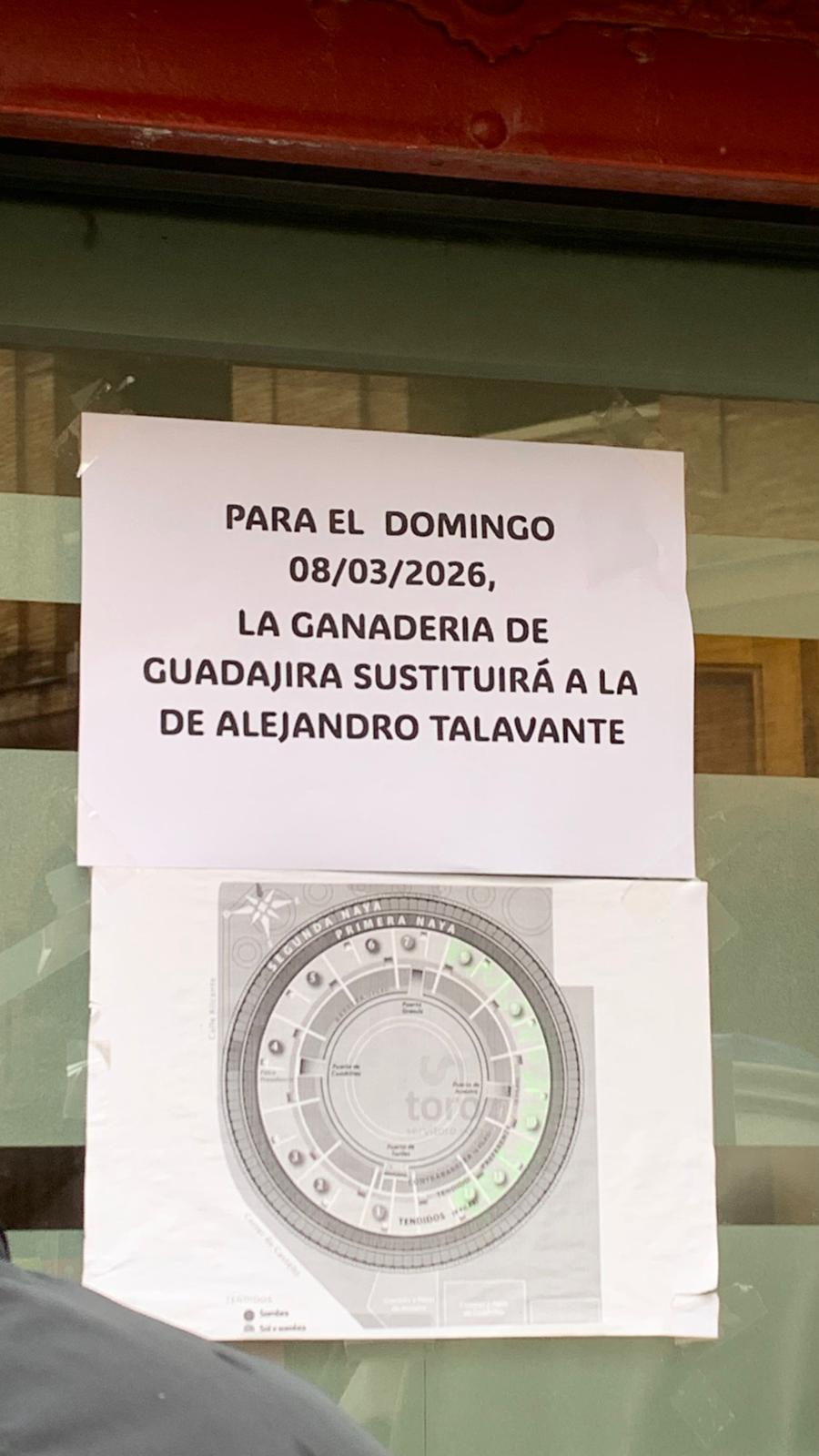 La ganadería de Guadajira sustituye a la de Talavante en la novillada de mañana en Valencia