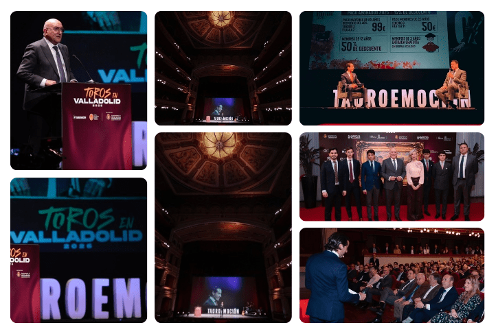 Así fue la gala en la que Tauroemoción presentó en Valladolid los carteles de San Pedro Regalado y el elenco ganadero de la feria de septiembre