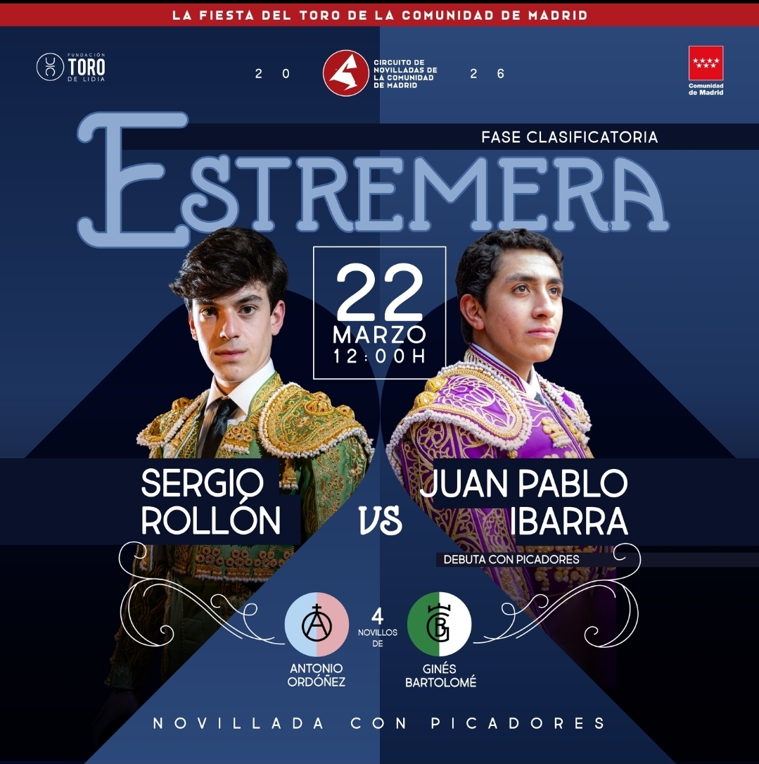La novillada del Circuito de Madrid en Estremera cambia a horario matinal