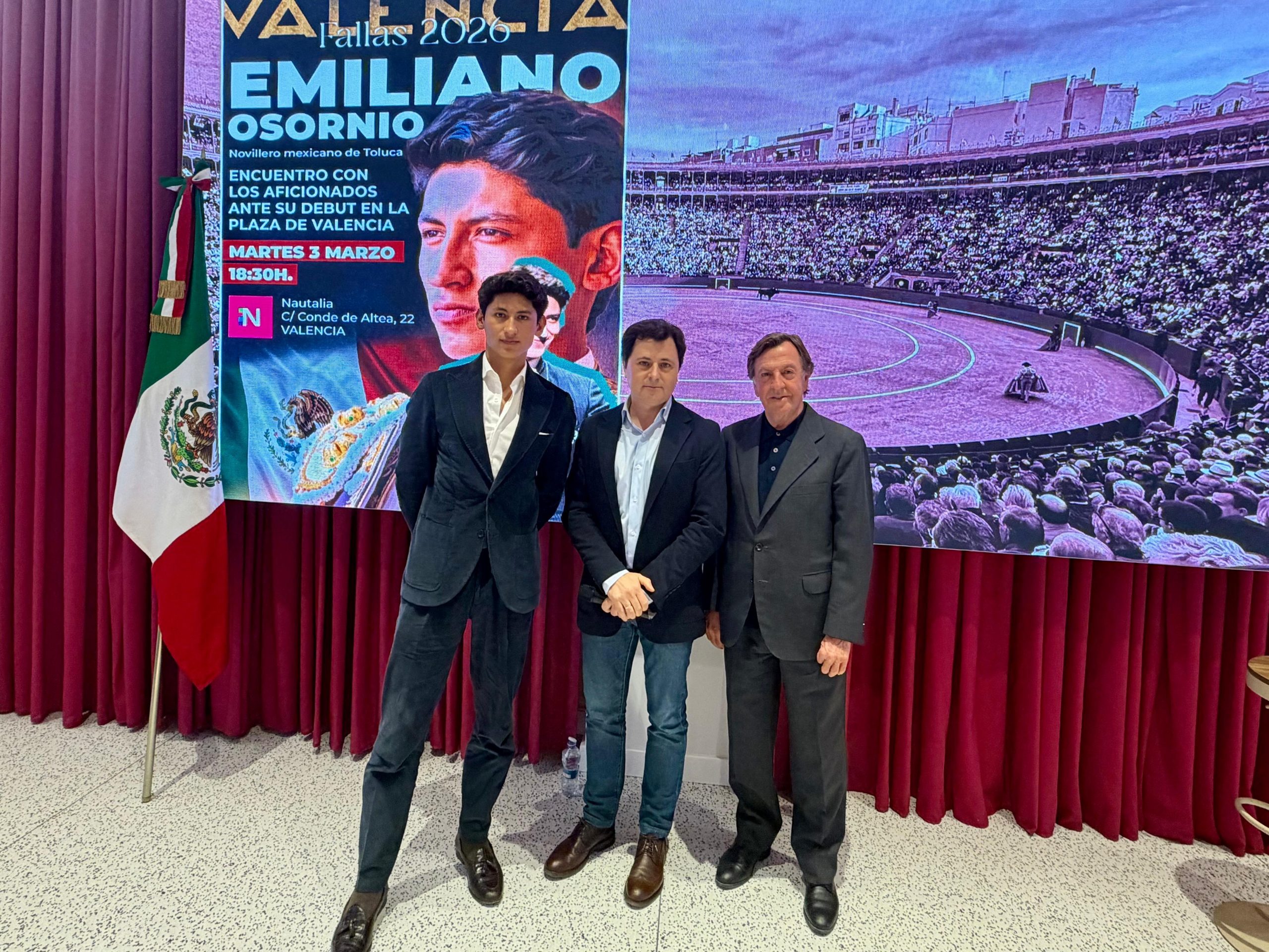 “Estoy muy ilusionado con mi debut en Valencia”: Emiliano Osornio se presenta ante la afición antes de la Feria de Fallas