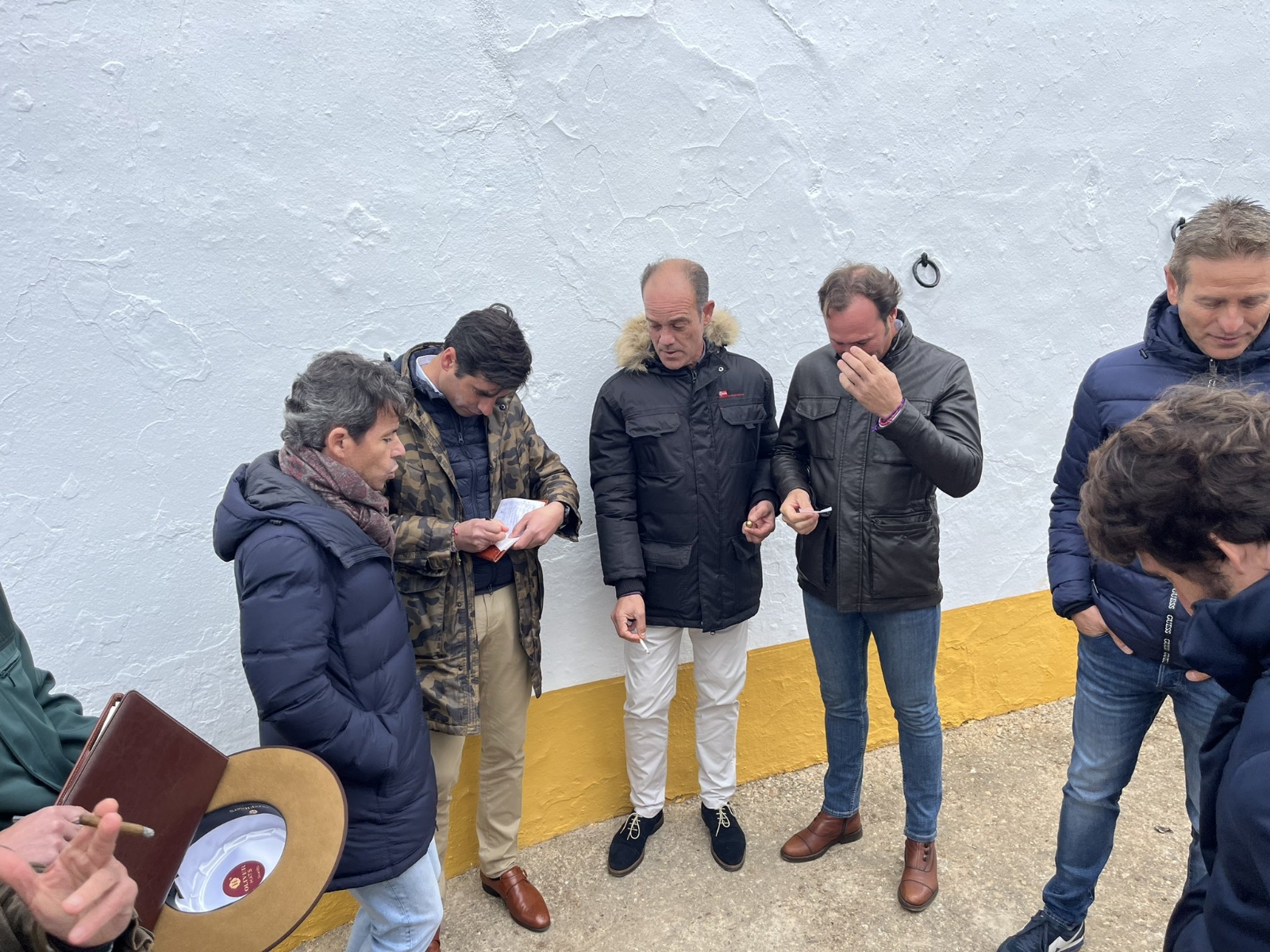 Los toros de El Puerto de San Lorenzo, listos para la corrida de esta tarde en Olivenza