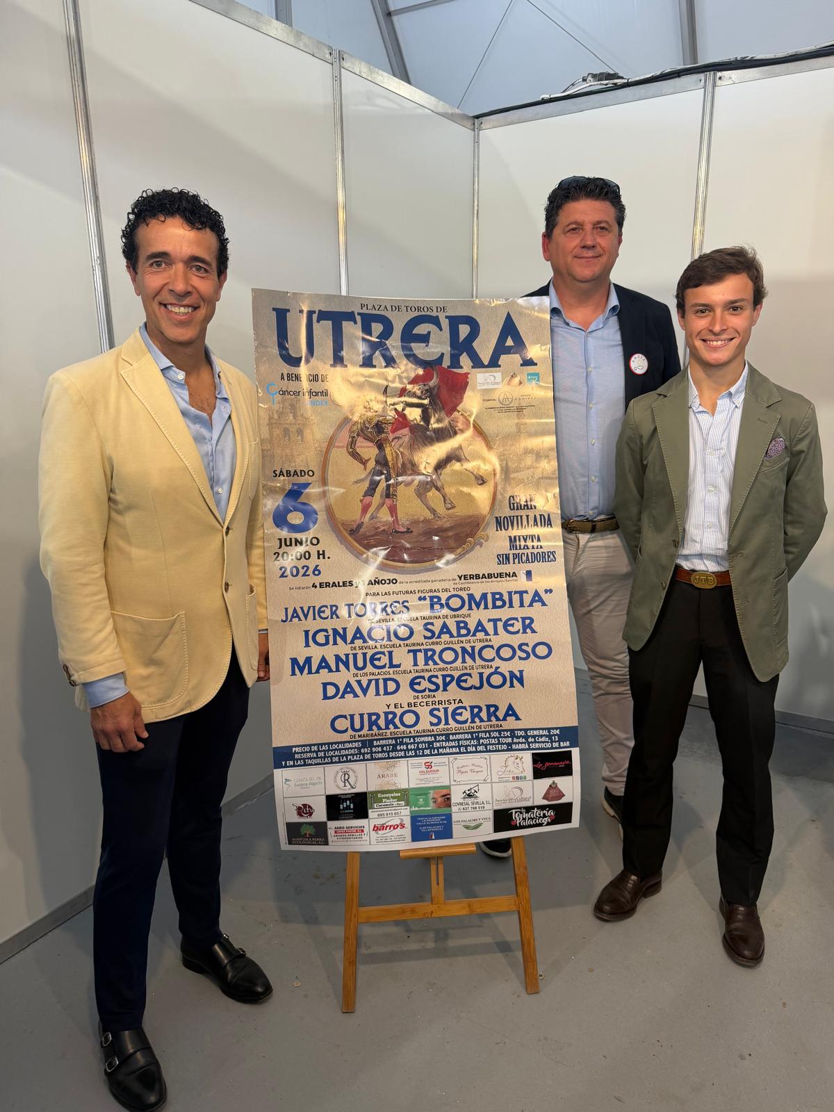 Utrera se cita con la solidaridad: una novillada a beneficio de ANDEX el 6 de junio