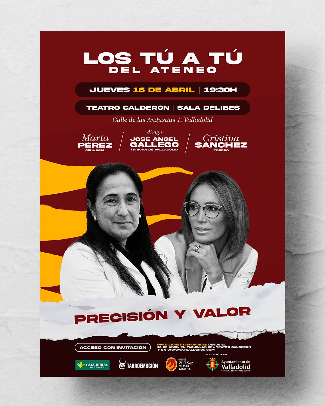 Cristina Sánchez y la cirujana Marta Pérez protagonizan un nuevo “Tú a tú” en Valladolid
