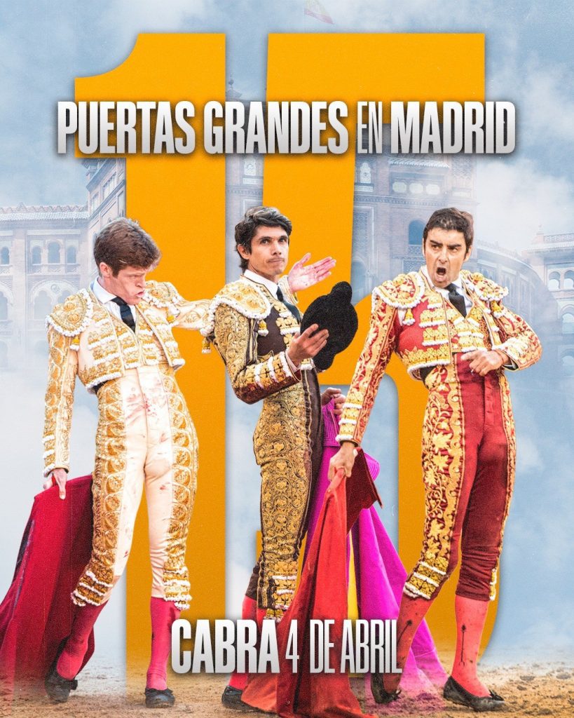 Cabra reúne 15 Puertas Grandes de Madrid en la corrida de triunfadores del sábado