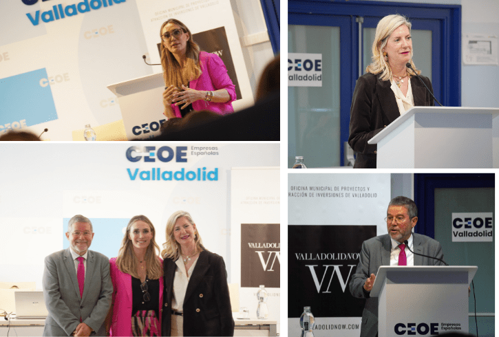 Cristina Sánchez reivindica un liderazgo “con sentido” en una jornada empresarial celebrada en Valladolid