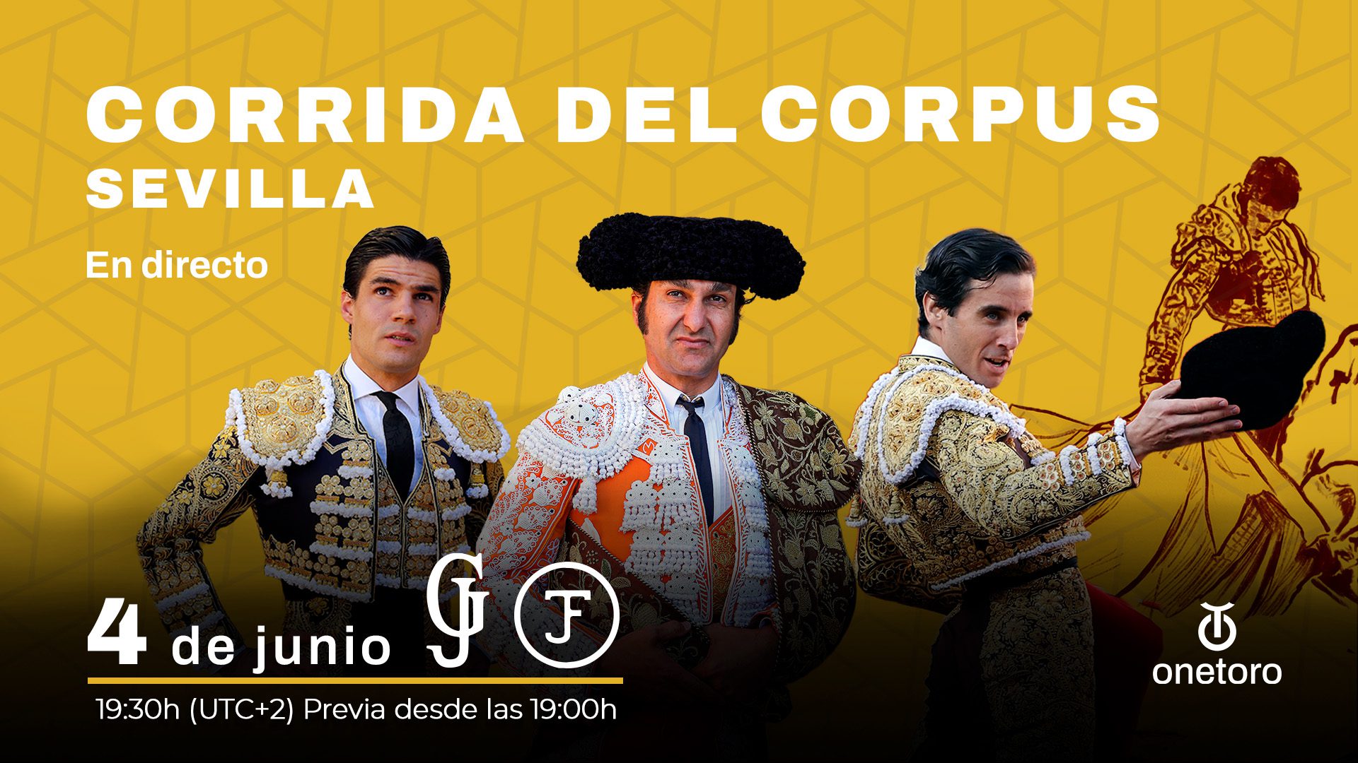 OneToro TV retransmitirá en directo el regreso del Corpus de Sevilla en la Maestranza con un cartel de máxima expectación