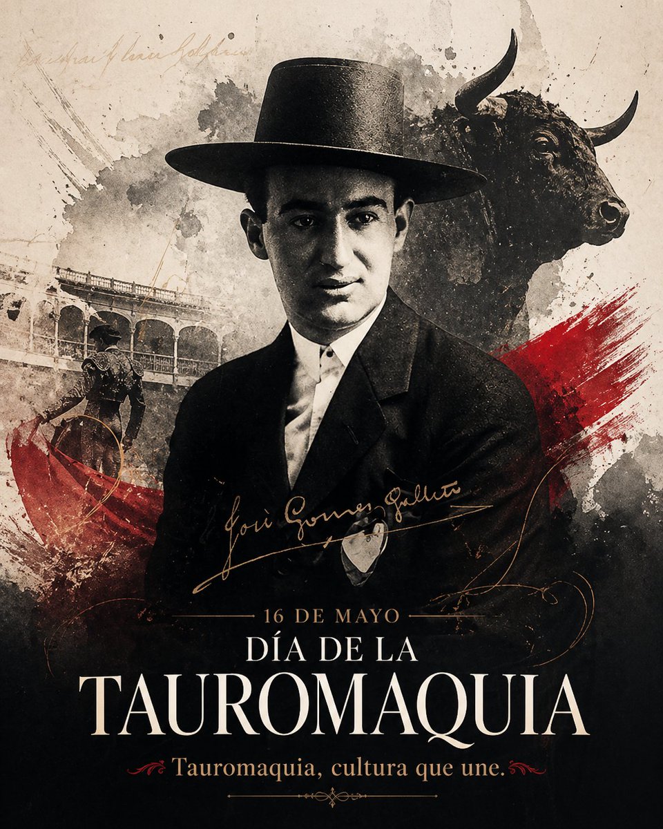 El 16 de mayo, Día Internacional de la Tauromaquia: memoria de Joselito el Gallo y celebración de una cultura viva