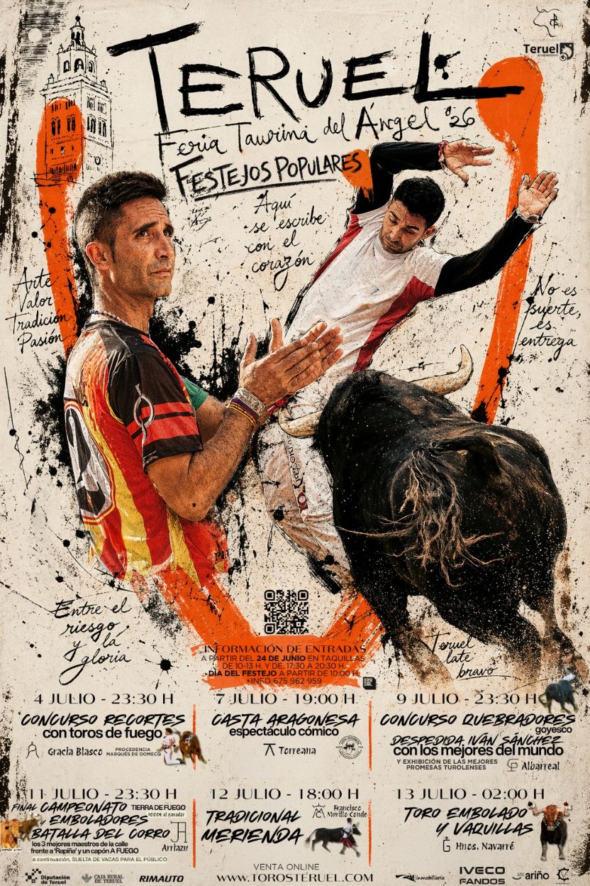 Iván Sánchez reaparecerá en Teruel para despedirse de los ruedos en una Feria del Ángel de máximo nivel con los festejos populares