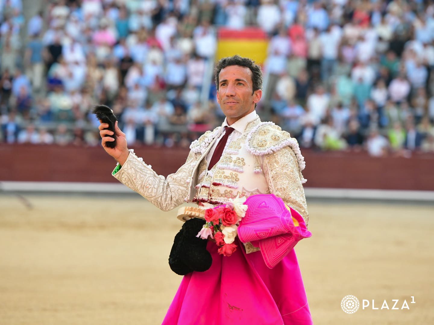 Una oreja de David de Miranda en una corrida de conjunto en Las Ventas