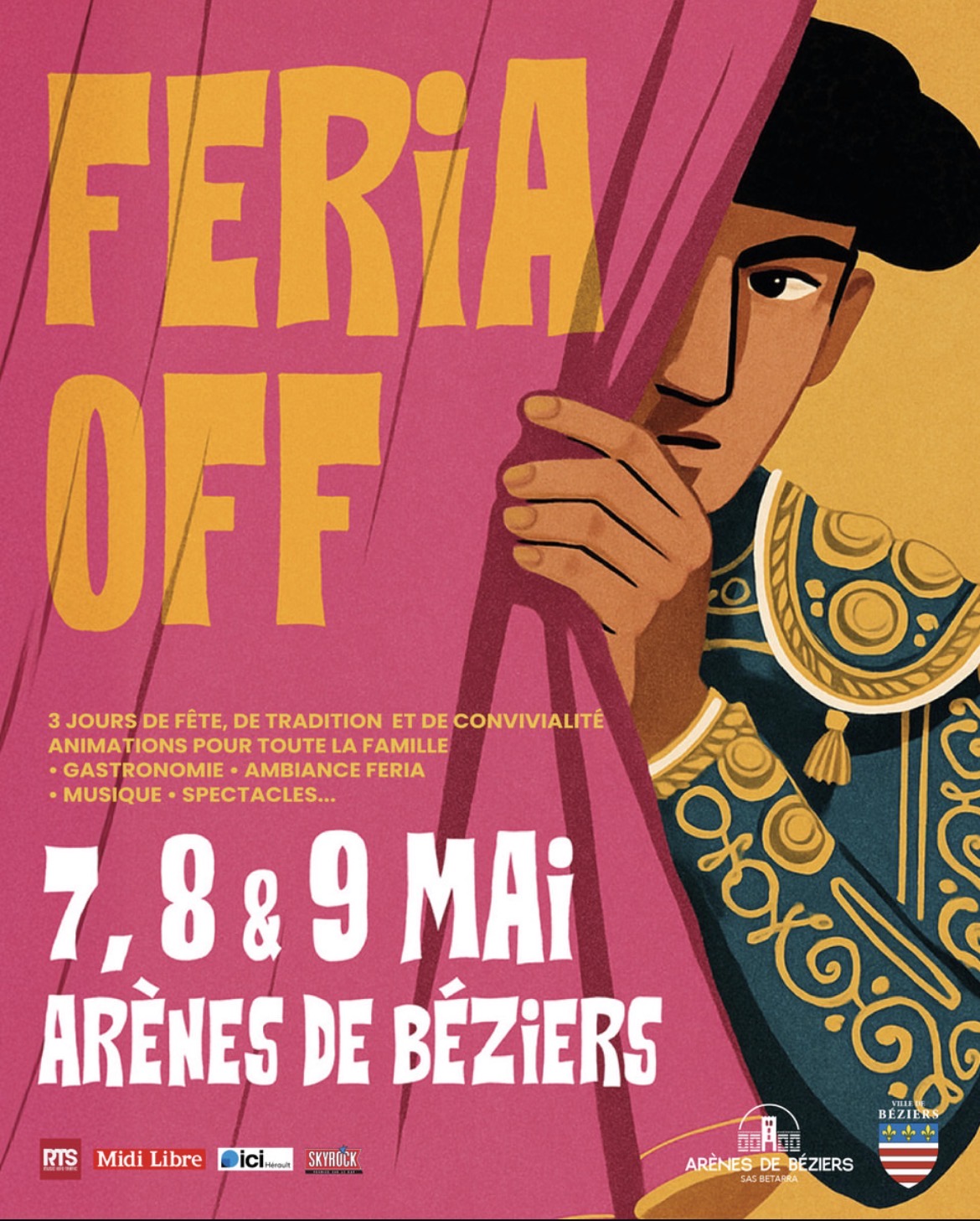 Béziers impulsa a la juventud con la Feria Off, antesala de su gran cita de agosto