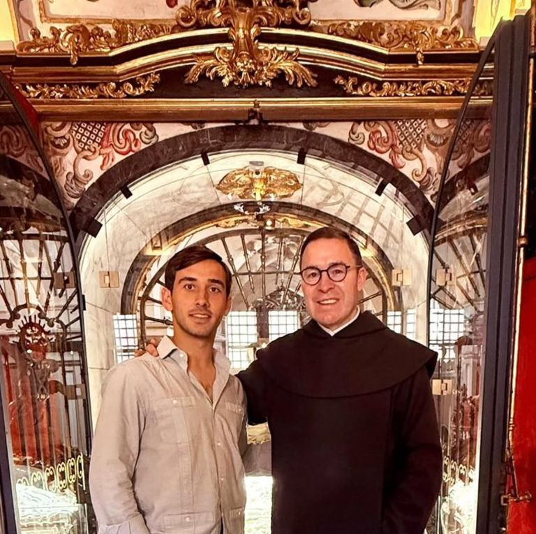 Ismael Martín y su visita a Santa Teresa antes de viajar a Perú