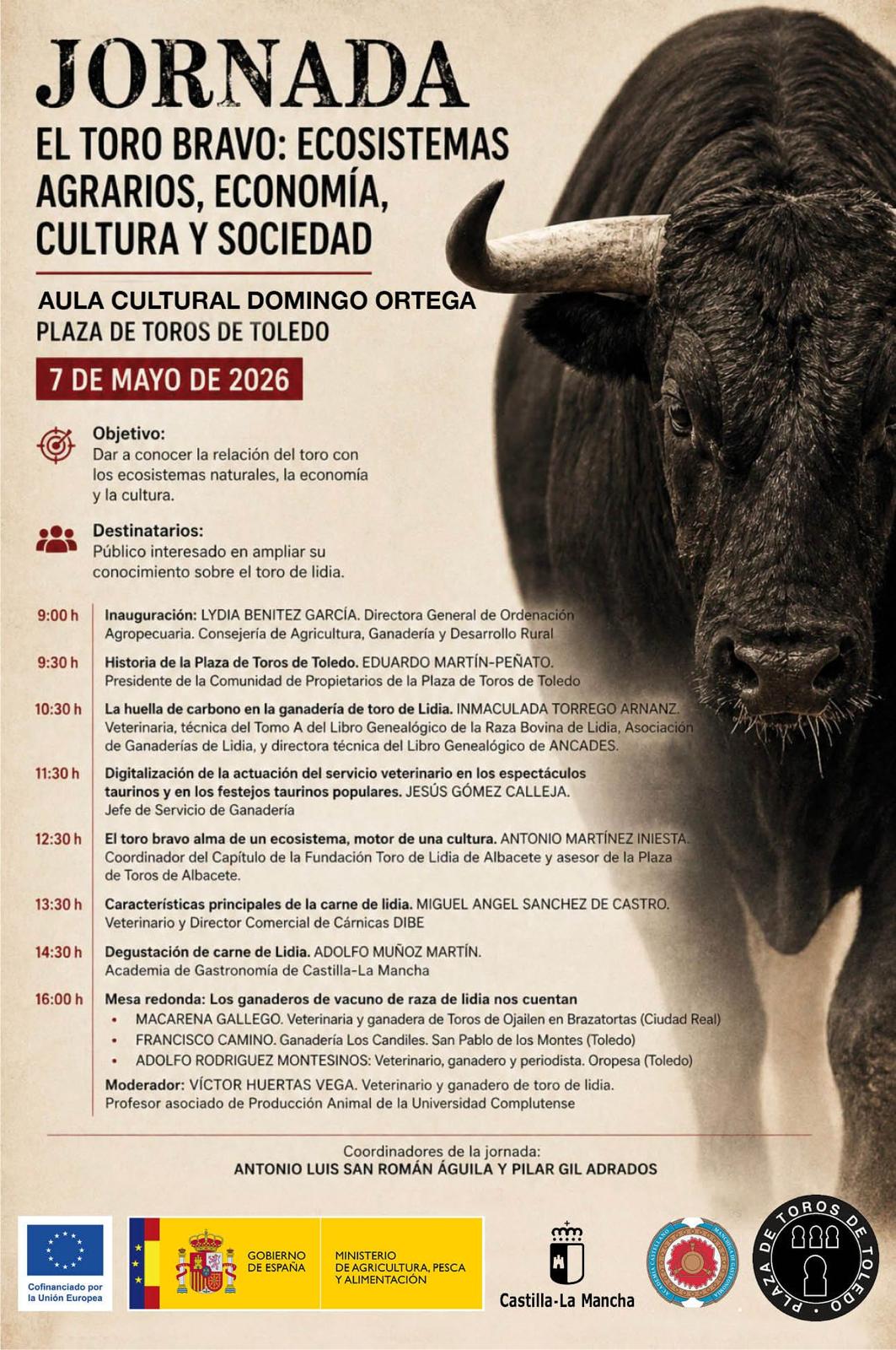 Antonio Martínez Iniesta lleva a Toledo la defensa del toro bravo como eje ecológico, económico y cultural
