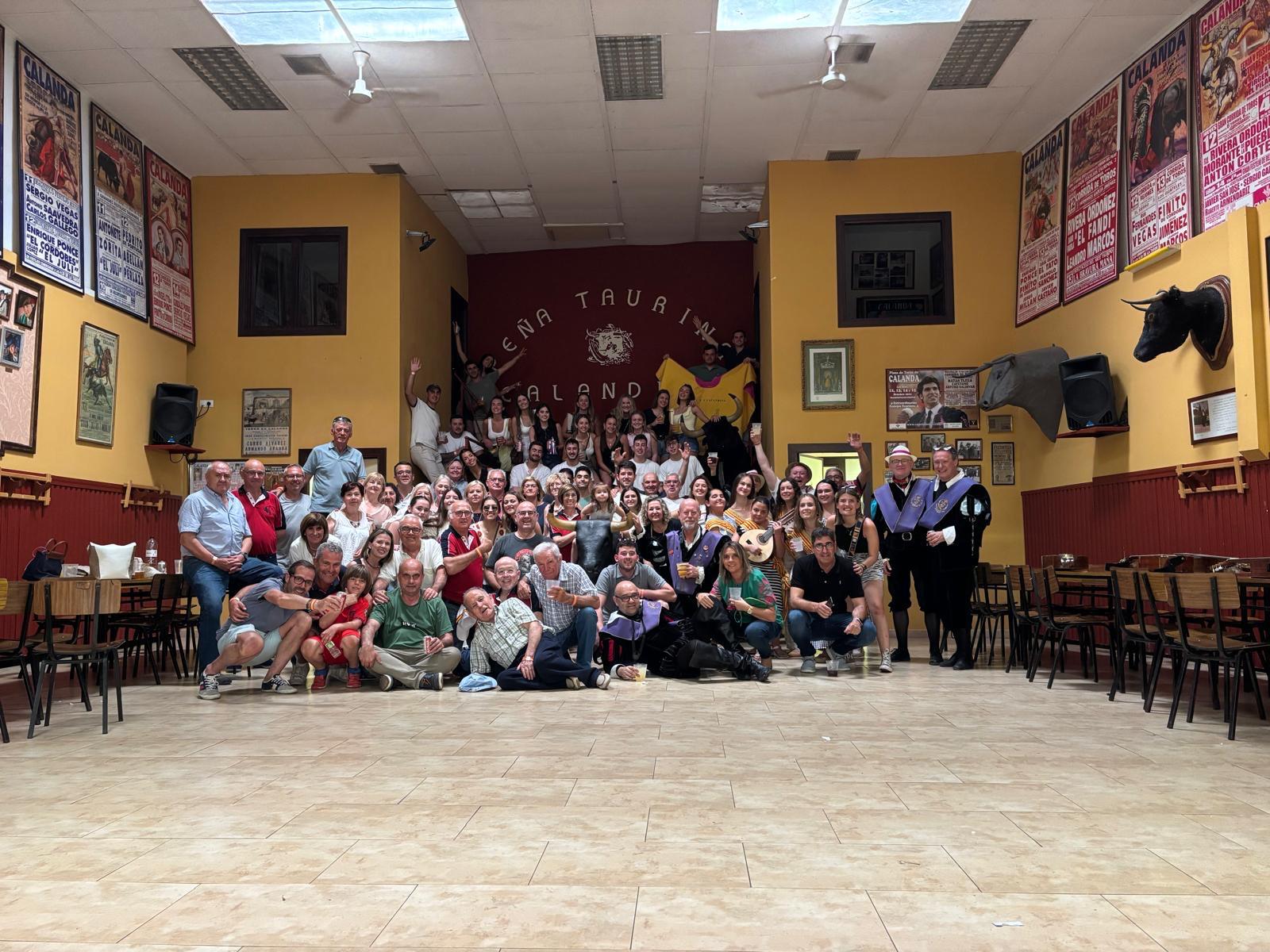 La peña taurina Calandina celebrará el 6 de junio su Día del Socio con capea, comida y tardeo en una jornada de convivencia