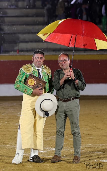 Juan Antonio Agudo, premiado como mejor picador en San Agustín de Guadalix por su actuación en la Feria del Aficionado