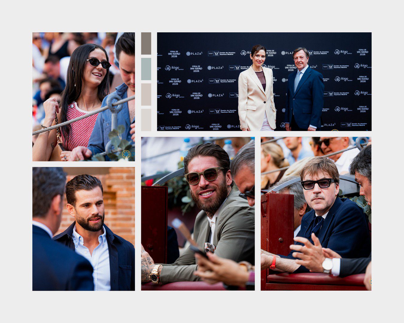 Ayuso, Victoria Federica, Sergio Ramos y Nacho: el mosaico de TOROLIVE del ambiente de la Beneficencia en Las Ventas